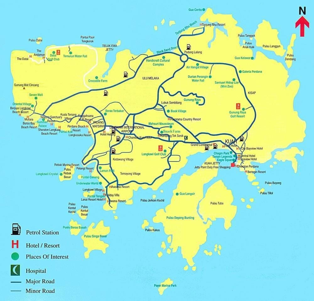 kart i malaysia og langkawi
