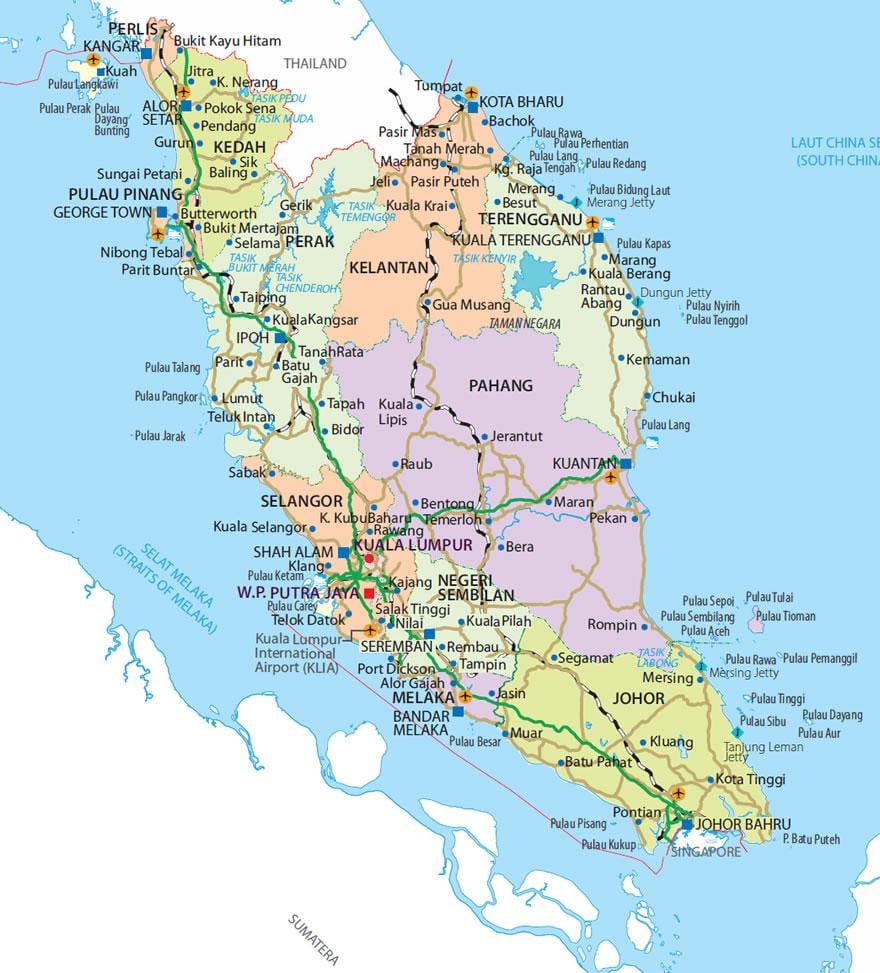 penisular malaysia kart