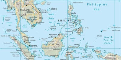 Kart i malaysia og omkringliggende land